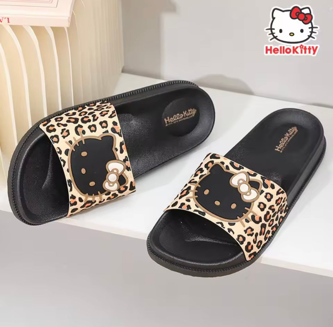 HK BROWN SLIPPERS