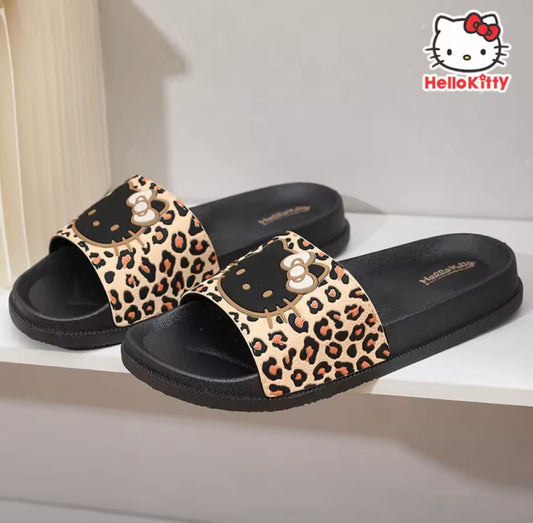 HK BROWN SLIPPERS