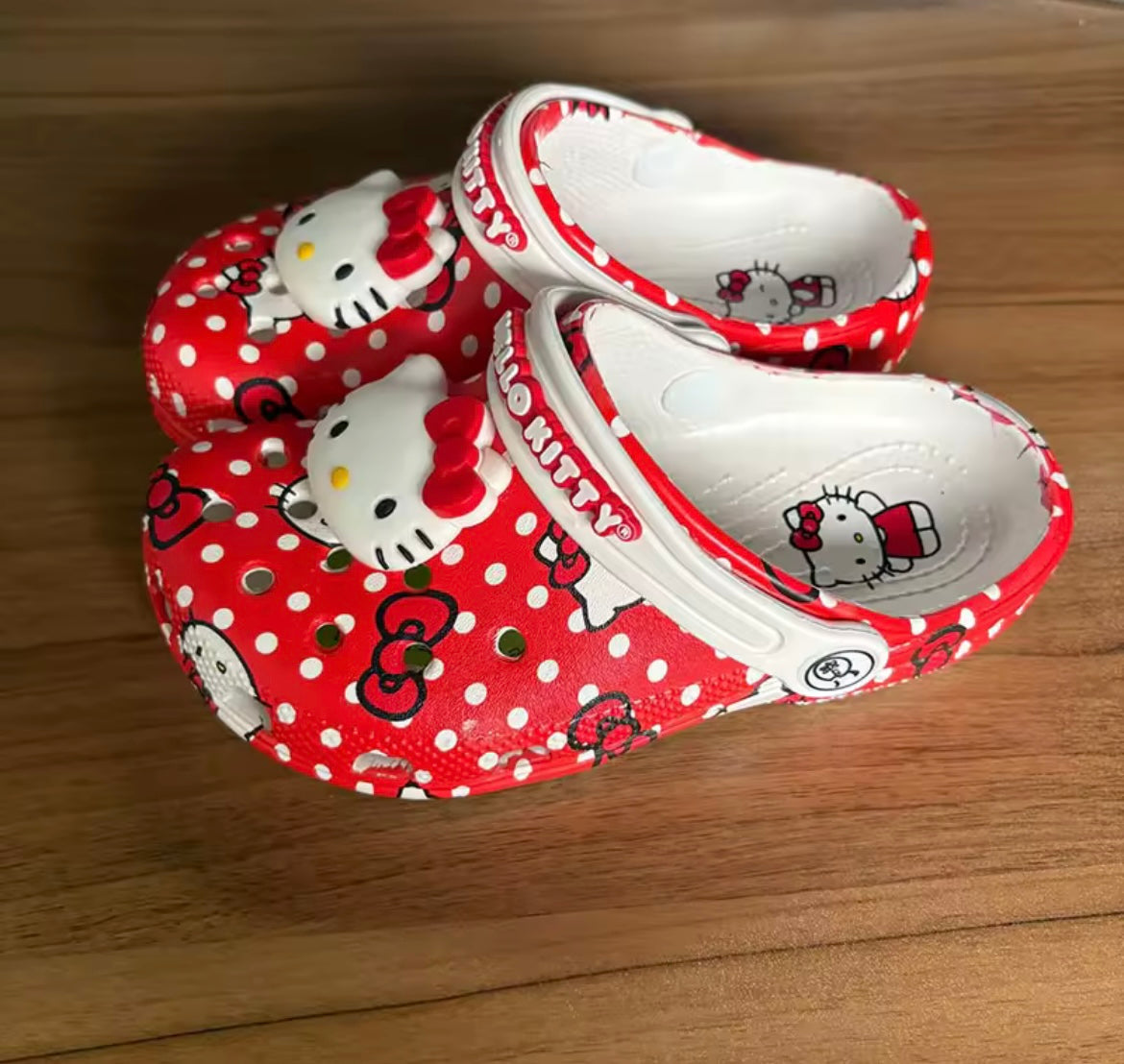 HK RED SLIPPERS