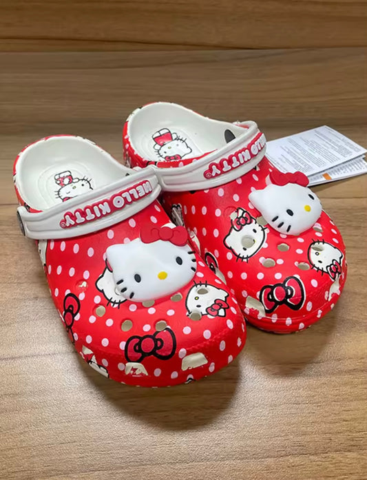 HK RED SLIPPERS