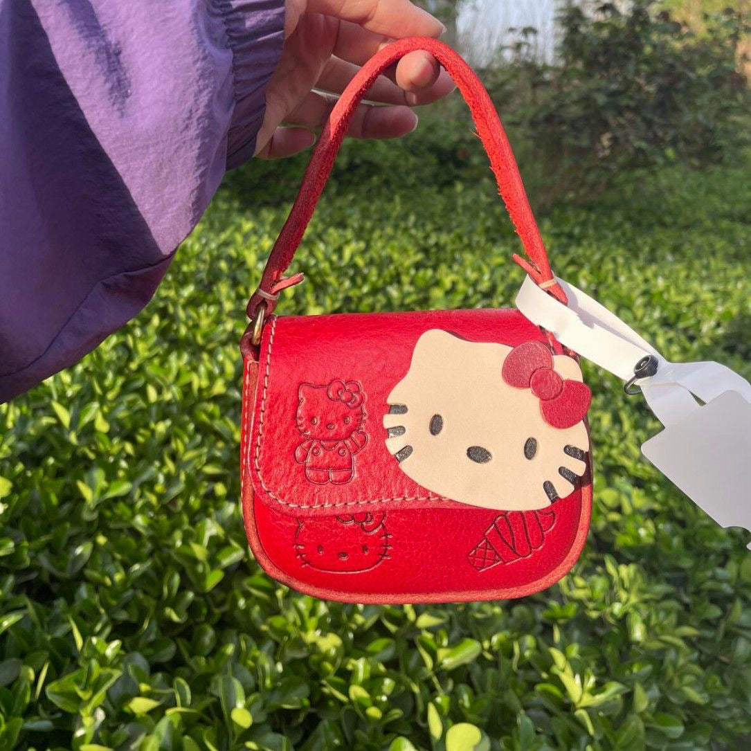 RED HELLO KITTY MINI PURSE