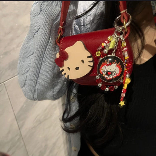 RED HELLO KITTY MINI PURSE